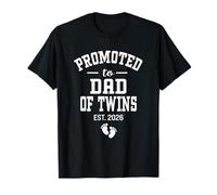Promoted to Dad of Twins EST 2026 Expecting Father Camiseta