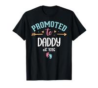 Promoted to Daddy 2026 Dad EST 2026 First Time Father to Be Camiseta