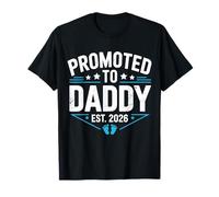 Promoted To Daddy EST 2026 Daddy To Be New Dad 2026 Camiseta