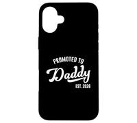 Promoted to Daddy EST. 2026 Father's Day Baby Announcement Carcasa para iPhone 16 Plus