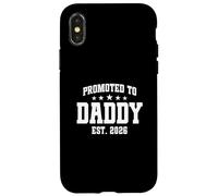 Promoted to Daddy EST. 2026 Father's Day Baby Announcement Carcasa para iPhone X/XS
