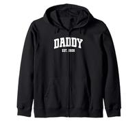 Promoted to Daddy EST. 2026 Father's Day Baby Announcement Sudadera con Capucha