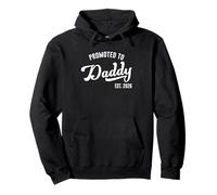 Promoted to Daddy EST. 2026 Father's Day Baby Announcement Sudadera con Capucha