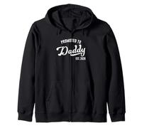 Promoted to Daddy EST. 2026 Father's Day Baby Announcement Sudadera con Capucha