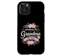 Promoted to Grandma Est 2025 Floral New Grandma Cute Design Carcasa para iPhone 11 Pro