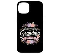 Promoted to Grandma Est 2025 Floral New Grandma Cute Design Carcasa para iPhone 13