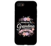 Promoted to Grandma Est 2025 Floral New Grandma Cute Design Carcasa para iPhone SE (2020) / 7 / 8