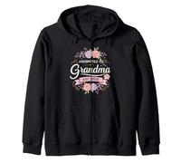 Promoted to Grandma Est 2025 Floral New Grandma Cute Design Sudadera con Capucha