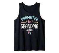 Promoted to Grandma EST 2026 Nana 1st Time Grandmother to Be Camiseta sin Mangas