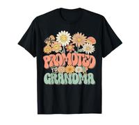 Promoted To Grandma Wildflower Pregnancy Expecting Baby Camiseta
