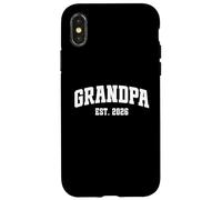 Promoted to Grandpa EST. 2026 Grandparent Baby Announcement Carcasa para iPhone X/XS
