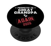 Promoted To Great Grandpa Again 2026 Great Grandpa To Be PopSockets PopGrip Adhesivo