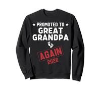 Promoted To Great Grandpa Again 2026 Great Grandpa To Be Sudadera