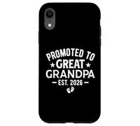 Promoted to Great Grandpa EST 2026 Pregnancy Announcement Carcasa para iPhone XR
