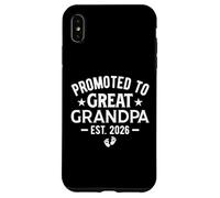Promoted to Great Grandpa EST 2026 Pregnancy Announcement Carcasa para iPhone XS MAX