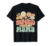 Promoted To Mama Daisy Wildflower Pregnancy Expecting Baby Camiseta