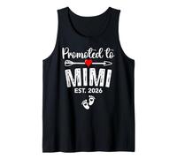 Promoted to Mimi EST 2026 Mimi To Be 2026 Baby Announcement Camiseta sin Mangas