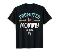 Promoted to Mommy 2026 Mom EST 2026 First Time Mother to Be Camiseta