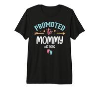 Promoted to Mommy 2026 Mom EST 2026 First Time Mother to Be Camiseta Premium