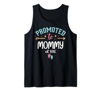 Promoted to Mommy 2026 Mom EST 2026 First Time Mother to Be Camiseta sin Mangas