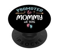 Promoted to Mommy 2026 Mom EST 2026 First Time Mother to Be PopSockets PopGrip Adhesivo
