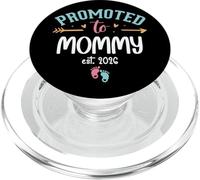 Promoted to Mommy 2026 Mom EST 2026 First Time Mother to Be PopSockets PopGrip para MagSafe