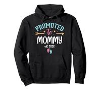 Promoted to Mommy 2026 Mom EST 2026 First Time Mother to Be Sudadera con Capucha