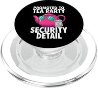Promoted To Tea Party Security Detail Funny Dad PopSockets PopGrip para MagSafe