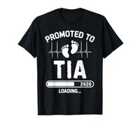 Promoted to Tia EST 2026 First Time Auntie to Be 2026 Camiseta