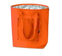 PromotionGift - Nevera plegable reutilizable, bolsa de playa y de compras ligera y duradera, con forro interior de aluminio para una perfecta función de refrigeración (naranja)