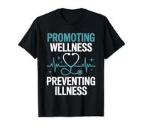 Promover el bienestar Prevención de enfermedades Medicina interna Camiseta