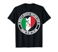 Promovido a Bro Best Italian Boy Kid World's Okayest Brother Camiseta