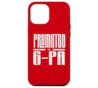 Promovido a G-Pa New Dad Anuncio para Baby Reveal Carcasa para iPhone 12 Pro Max