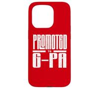 Promovido a G-Pa New Dad Anuncio para Baby Reveal Carcasa para iPhone 15 Pro