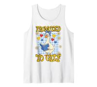 Promovido a GILF Funny Goose Reading Book Grandma Camiseta sin Mangas