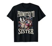 Promovido a Hermana Nuevo bebé Familia Embarazo revelar Hermano Camiseta