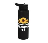 Promovido a la abuela. Pronto será nueva futura abuela para ser Stainless Steel Insulated Water Bottle