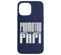 Promovido a Papi New Dad Anuncio para Baby Reveal Carcasa para iPhone 13 Pro Max