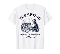 Prompting AI Coder: Humor informático Retro Camiseta