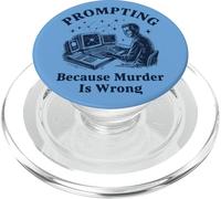 Prompting AI Coder: Humor informático Retro PopSockets PopGrip para MagSafe