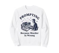 Prompting AI Coder: Humor informático Retro Sudadera