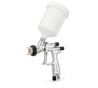 PRONA R-4638-MP-G17 Pistola de pintura de alimentación por gravedad, boquilla de 1,7 mm, patrón de pulverización de 180-360 mm, salida de 420 ml/min para imprimación, sellador, revestimiento de madera