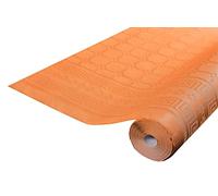 Pronappe 12 Manteles Desechables Papel Efecto Damasco Rollo 6x1.18m Naranja