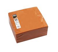 PRONAPPE - Ref. SV622012I - Servilletas de cóctel (20 x 20 cm), color naranja