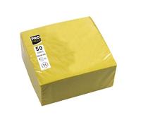 PRONAPPE - Ref. SV622024I - Servilletas de cóctel (20 x 20 cm), color amarillo