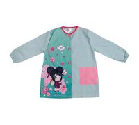 PRONENS®. Bata escolar infantil. Babi niños para guardería y colegio- baby de cuadro vichy, botones y bolsillo. Nombre personalizable. (FR/ES, Edad, 3 años, 4 años, Regular, SAKURA)