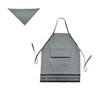 PRONENS Disfraz de Castañera Set Delantal con bolsillo + Pañuelo en Tela auténtica Catalana de farcell para niños y adultos | 100% Algodón. Personalizable (VERDE, ADULTO)