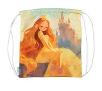 PRONENS.- Mochila saco infantil con cordón | Personalizable con nombre | Tela impermeable y resistente | Ligera y cómoda para niños | Ideal para almuerzo escolar y excursiones. (REINA, infantil)