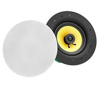 Pronomic CLS-880 WH Altavoz empotrable de Techo 2 vías, woofer 8"/203 mm, Tweeter 0,75"/19 mm, 80/160/320 W RMS/Musical/Pico, Ecualizador, Filtro de frecuencia, Color Blanco.