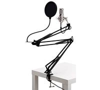 Pronomic CM-100S Radioshow Bundle in ierre de contacto negro y brazo